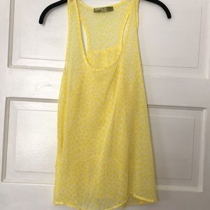 Giraffe print tank top